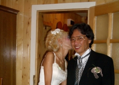 Tetsuro (Italia) si Alina (Romania)- s-au cunoscut si casatorit in 2004